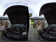 wankzvr - under the hood ft alex blake & arya fae fucks hard