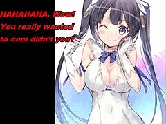 Hestia Anime Teases with Edging Instructions