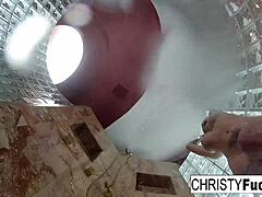 Hot Shower Fun With Christy Dahlia And Ivan