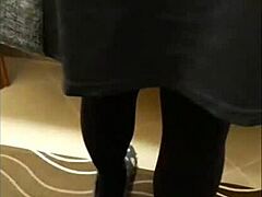 Italian mature woman in black nylons 😍