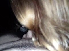 Sucking before the action