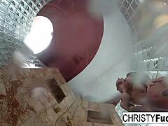 Hot Shower Bts Fun With Christy Dahlia And Ivan