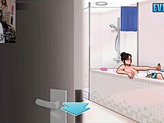 Intense house chores turn into wild masturbation session