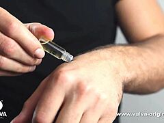 Erotic hot girl's pussy scent turns you on with original vulva!