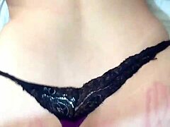 Enjoying the Pleasure of Her Beautiful Red Ass in Doggystyle Position