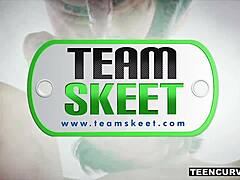 Teencurves - Big Booty White Girl Bent Over Doggystyle Cowgirl Riding Cumshot