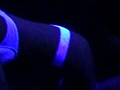 Scarlett Johnson Performs Under Blacklight In Fetish Sex Scene