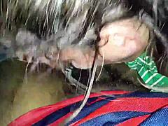 I, the new milf, teaches the teaser how to suck big black cock