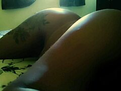 Mature Brazilian milf with big tits and ass gets her pussy on fire in homemade sex