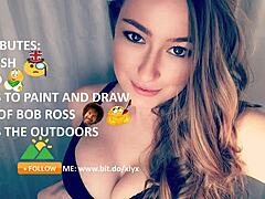 Adorable Girl In Shirt Loves Chatting