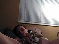 redhead enjoys solo masturbation with toys