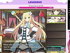 Vtuber Lewdneko Plays Evenicle Part 3 with Moaning Creampie