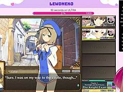 Vtuber Lewdneko Plays Evenicle Part 3 with Moaning Creampie