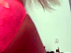 Blonde with Tattoo Twerks on Stage