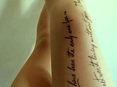 Teasing in Stockings, Chinese Beauty Shows Off Feet