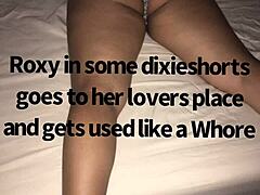 Roxy con su sexy shorts de putita viene a media noche a pedir entregar las nalgas sexy roxy in sexy dixieshorts pays me a visit in the middle of the night!