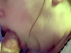 blonde babe sucks monster cock then gets anal fucked hard