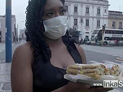 Peruvian Candy Seller Banged by Perverted Buyer