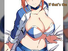 oregairu yuigahama teases with edging joi.