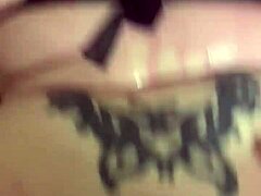 tapping that white oily tattooed ass