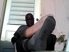 Bear Black Master Says, 'Need a Slave for My Big Feet?'