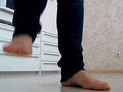 pov - you have to go in bare feet