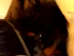 Masked Amateur Delivers Blowjob and Cumshot on Boobs