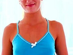 Blonde Babe Swallows Huge Load from Big Cock POV!