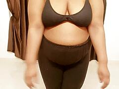 Sexy Indian Girl From JHARKAND Shows BIG TITS