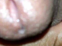 Big dick unleashes massive cumshot