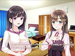 Secret Kiss Ep8: Sweet Lesbian Fun in Bathroom.