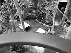 elisa sanches meets hector vanille for her first anal scene behind cameras