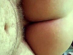 hot bitch orgasms with double vaginal and anal fisting