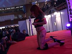 erotic vibes at salón erótico de barcelona 2015 with mifaceporno