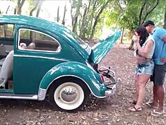 fusca, oh man, i saw huge tits and monster cock outside