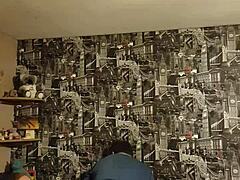 standing and wanking my cock in the open