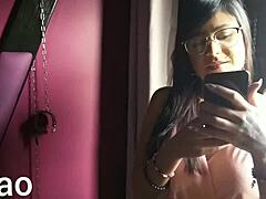 Tava tao gostoso que tirei da bucetinha e coloquei no cuzinho e ela nem sentiu!