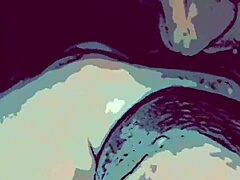 Bunnieandthedude performs cartoon breastmilk blowjob and rimjob on monster cock.