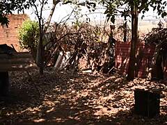 Indian girl lets friend fuck her without panties.