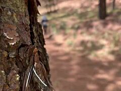Karol Smith, a seductive Latina teen, seeks help from a wealthy man in the woods and receives an intimate encounter