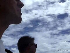 this teen sucks and rides two cocks at once, so hot