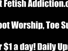 Latina Milf Femdom Teases With Feet Play In POV BDSM Session.