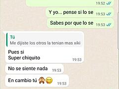 Real conversation with my girlfriend on web chat after school