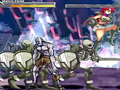 Queen Axe Hentai Gangbang in Rough Action