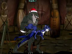 kyrstal lok gets blowjob and spanking at christmas?