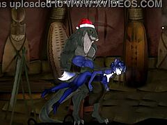 kyrstal lok gets blowjob and spanking at christmas?