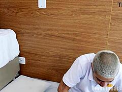 Three friends swap hard bareback