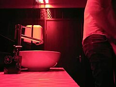 Steamy bathroom sex between passionate couple full of intense moments and hidden desires