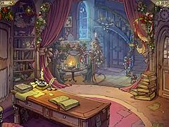 INNOCENT WITCH GIVES HANDJOB IN GAMEPLAY.