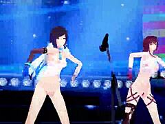 Genshin Impact MMD Video Featuring Yelan And Kafka In Higher Dimensions